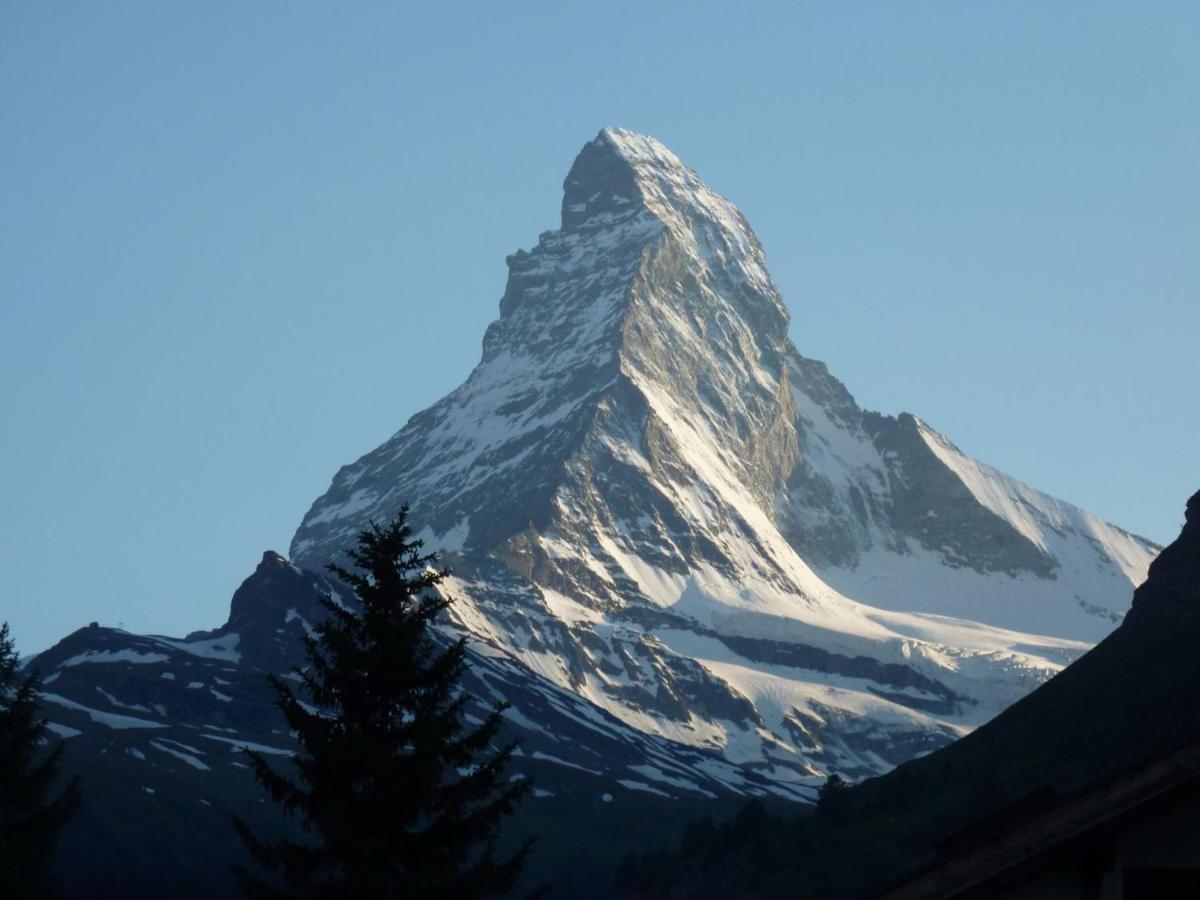 Ferienwohnung Sunnäplätzli- Aprt. 4p Matterhorn view/Wifi Zermatt Exterior foto