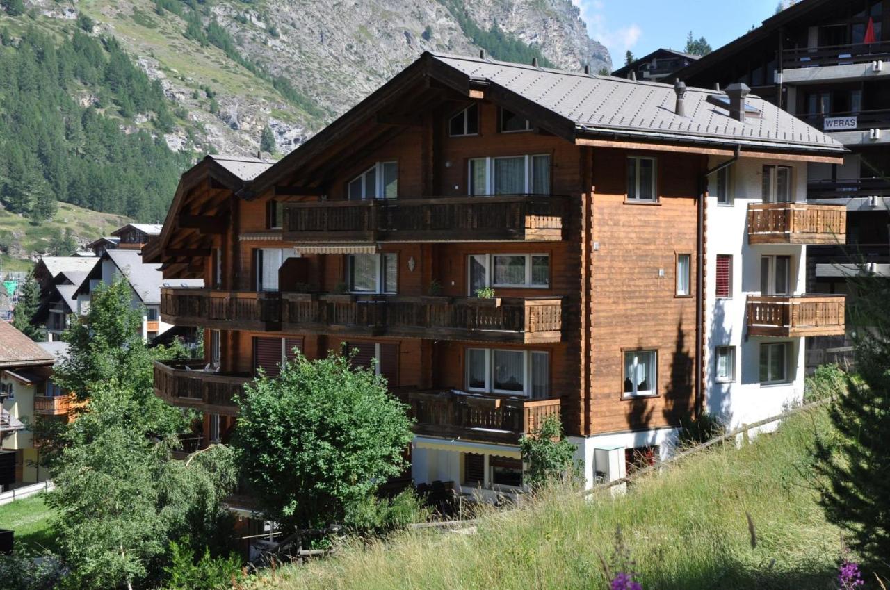 Ferienwohnung Sunnäplätzli- Aprt. 4p Matterhorn view/Wifi Zermatt Exterior foto